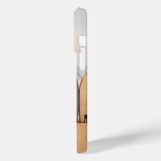 ヴィンテージサーフボードオンザビーチ Case-Mate iPhoneケース (裏面 / 左)