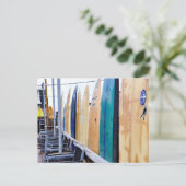 ヴィンテージサーフボードオンモントークビーチ ポストカード (スタンド正面)