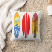 ヴィンテージサーフボードサーフィン クッション (ブランケット)