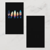 ヴィンテージサーフボードビーチクラシックハワイサーフィン 名刺 (正面/裏面)