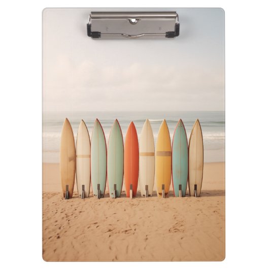 ヴィンテージサーフボード クリップボード (正面)