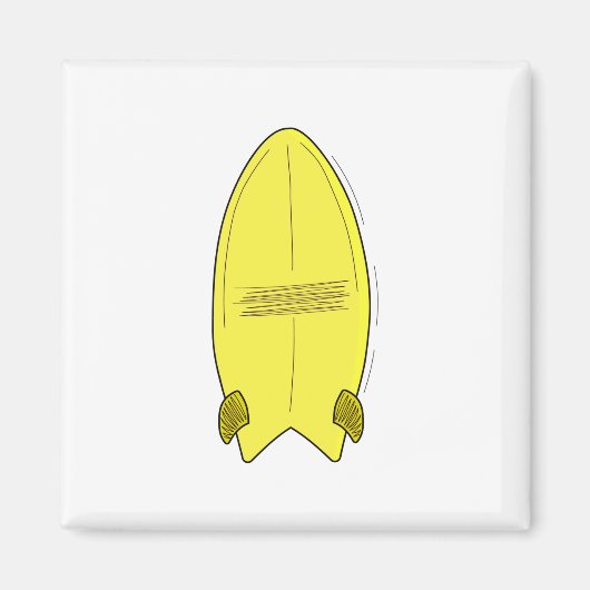 ヴィンテージサーフボード マグネット (正面)