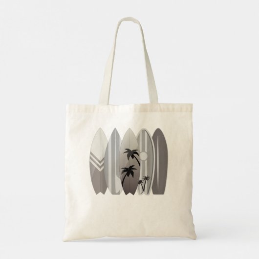 ヴィンテージサーフレトロサーフィンサーフボードクラシックサーフ トートバッグ (裏面)