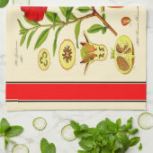 ヴィンテージザクロプリント キッチンタオル (折り畳み)