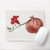 ヴィンテージザクロ植物学イラストレーション マウスパッド (マウス)