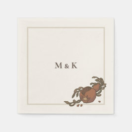 ヴィンテージザクロ腹 スタンダードカクテルナプキン