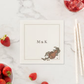 ヴィンテージザクロ腹 スタンダードカクテルナプキン (インサイチュ)