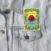 ヴィンテージザソーンズチェリュブのないバラ 缶バッジ (インサイチュ)