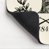 ヴィンテージザックロゴ マウスパッド (コーナー)