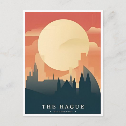 ヴィンテージザハーグ市オランダオランダ ポストカード (正面)