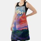 ヴィンテージザピンククラウド(1896)絵を描の エプロン (インサイチュ)