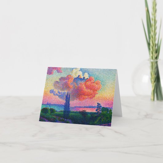 ヴィンテージザピンククラウド(1896)絵を描の カード (正面)