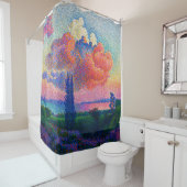 ヴィンテージザピンククラウド(1896)絵を描の シャワーカーテン (インサイチュ)