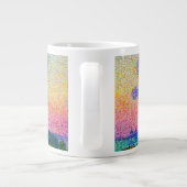 ヴィンテージザピンククラウド(1896)絵を描の ジャンボコーヒーマグカップ (裏面)