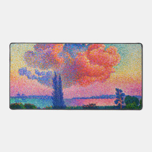 ヴィンテージザピンククラウド(1896)絵を描の デスクマット