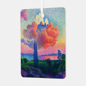 ヴィンテージザピンククラウド(1896)絵を描の メタルオーナメント (正面左)