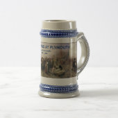 ヴィンテージザファーストサンクスギビングアットプリマス ビールジョッキ (正面右)