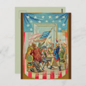 ヴィンテージザファースト7月4日 ポストカード (正面/裏面)