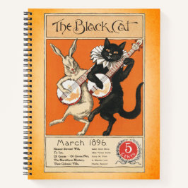 ヴィンテージザブラックキャット1896 ノートブック