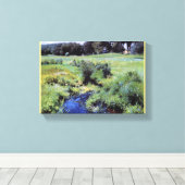 ヴィンテージザプールメドフィールドバイデニス・バンカー キャンバスプリント (インサイチュ (ウッドフロア))