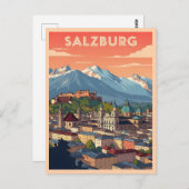 ヴィンテージザルツブルク ポストカード (正面/裏面)