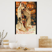 ヴィンテージザ魔法ハロウィーン ポスター (キッチン)