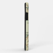 ヴィンテージシアトルの地図（位置マーカー付き） Case-Mate iPhoneケース (裏面/右)