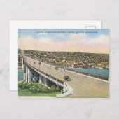 ヴィンテージシアトルオーロラブリッジ ポストカード (正面/裏面)