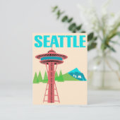 ヴィンテージシアトルワシントン旅行 ポストカード (スタンド正面)