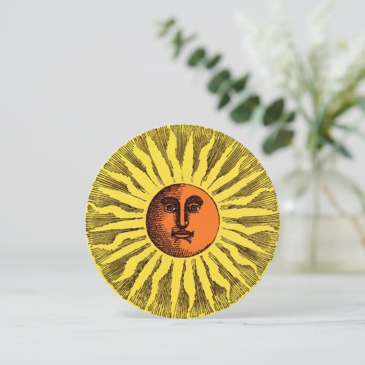 ヴィンテージシアルアイリングサンバックヤードBBQパーティー 招待状 (スタンド正面)