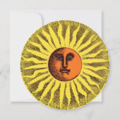 ヴィンテージシアルアイリングサンバックヤードBBQパーティー 招待状 (正面)