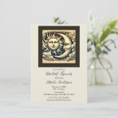 ヴィンテージシアルサン&ムーンブライダルシャワー 招待状 (スタンド正面)