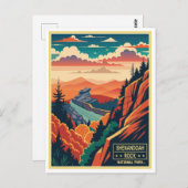 ヴィンテージシェナンドアロック国立公園 ポストカード (正面/裏面)