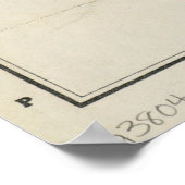 ヴィンテージシェネクタディNYの地図（1917年） ポスター (角)