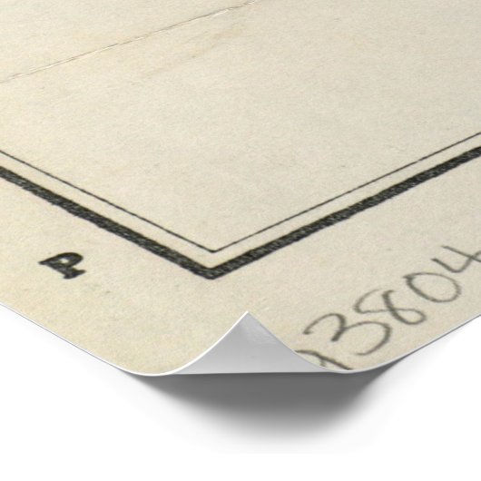 ヴィンテージシェネクタディNYの地図(1917年) ポスター (角)