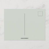 ヴィンテージシェパードがベツレヘムのクリスマスを見る ポストカード (裏面)