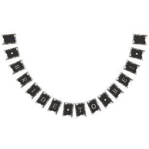 ヴィンテージシェリッシュフローラブライドへブライダルシャワー バンティングフラッグ