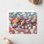 ヴィンテージシェル固定ノートカード ノートカード (正面/裏面インサイチュ)