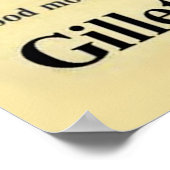 ヴィンテージシェービングポスター ポスター (角)