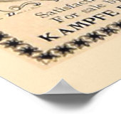 ヴィンテージシェービングポスター ポスター (角)