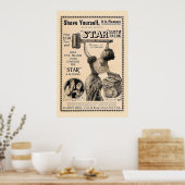 ヴィンテージシェービングポスター ポスター (キッチン)