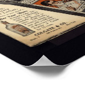 ヴィンテージシェービング用ポスター ポスター (角)