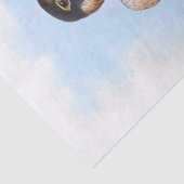 ヴィンテージシェーン《鳥》ハヤブサ鳥のデコパージュ 薄葉紙 (詳細)