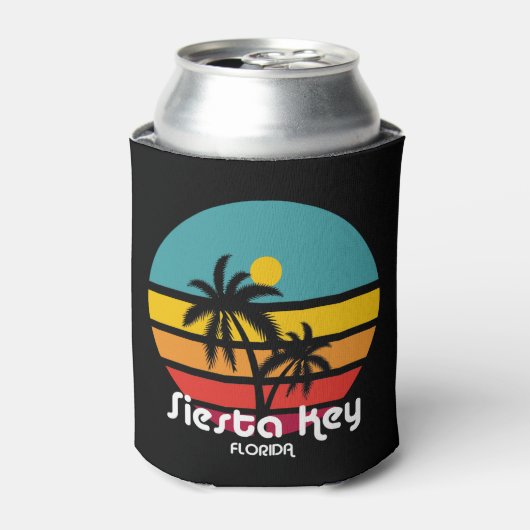 ヴィンテージシエスタ鍵フロリダ 缶クーラー (缶正面)
