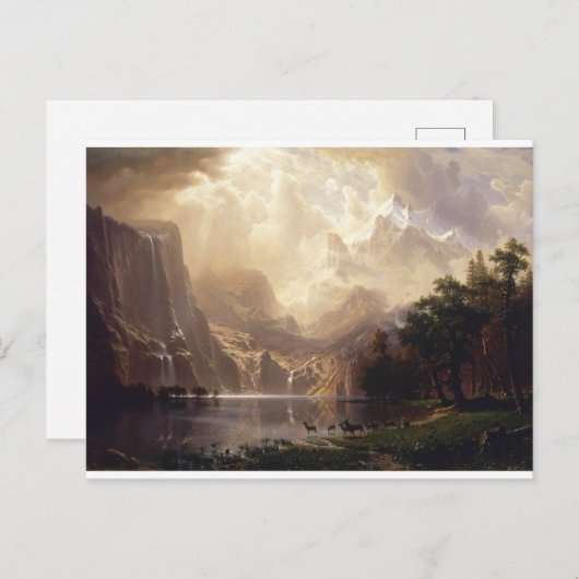 ヴィンテージシエラネバダマウンテンバイビアシュタット ポストカード (正面/裏面)