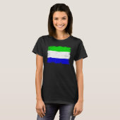 ヴィンテージシエラレオネ国旗Sierra Leonean独立 Tシャツ (正面フル)