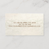 ヴィンテージシエレガントックストライプレース 名刺 (裏面)
