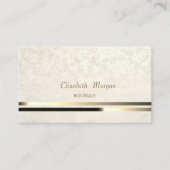 ヴィンテージシエレガントックストライプレース 名刺 (正面)