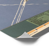 ヴィンテージシカゴの地図 ポスター (角)