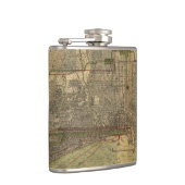 ヴィンテージシカゴの地図（1892年） フラスク (右)